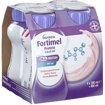 Fortimel Protein 2 kcal Erdbeergeschm. - Trinknahrung Fortimel Protein 2 kcal Erdbeergeschm. - Trinknahrung