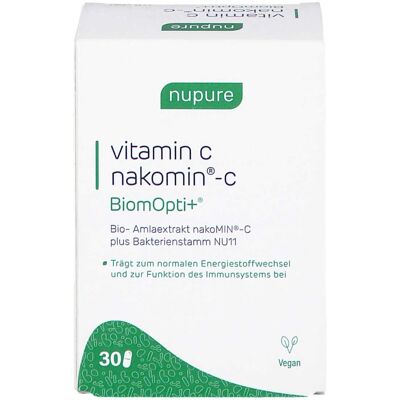 Nupure Biomopti+ Milchsäurebakterien+vitamin C Msr.kaps. 30stk Nupure Biomopti+ Milchsäurebakterien+vitamin C Msr.kaps. 30stk