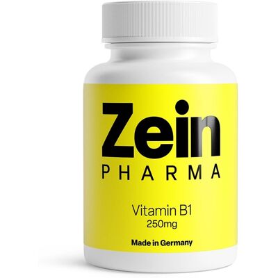 ZeinPharma Vitamin B1 - Thiamin 250 mg Kapseln - Nahrungsergänzung ZeinPharma Vitamin B1 - Thiamin 250 mg Kapseln - Nahrungsergänzung
