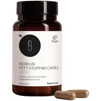 MEDICOM Nobilin Fett-Stoffwechsel Aktiv Kapseln 60stk MEDICOM Nobilin Fett-Stoffwechsel Aktiv Kapseln 60stk