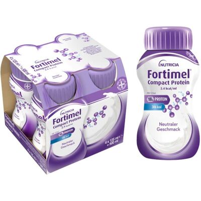 Fortimel Compact Protein 2.4 kcal Neutral 4X125ml Fortimel Compact Protein 2.4 kcal Neutral 4X125ml