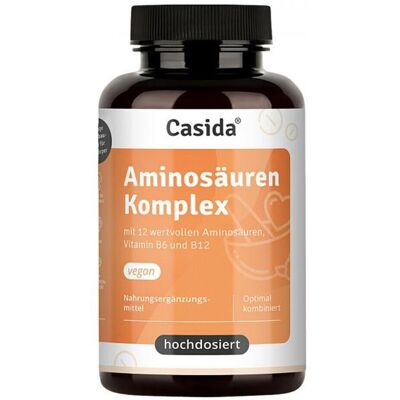 Aminosäuren Komplex Hochdosiert Vegan Tabletten 180stk Aminosäuren Komplex Hochdosiert Vegan Tabletten 180stk