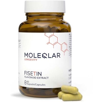 MoleQlar Fisetin 60 Stück Kapsel - Nahrungsergänzung MoleQlar Fisetin 60 Stück Kapsel - Nahrungsergänzung