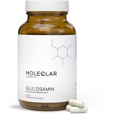 MoleQlar Glucosamin - 90 Kapseln - Nahrungsergänzung MoleQlar Glucosamin - 90 Kapseln - Nahrungsergänzung