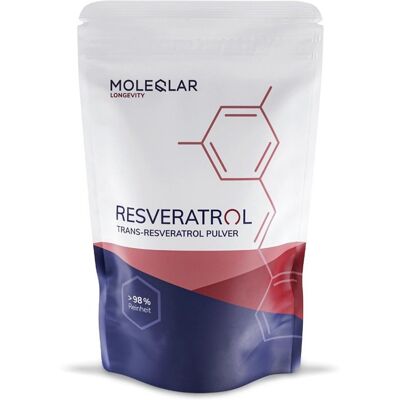 Moleqlar Resveratrol Trans-Resveratrol Pulver 30g Moleqlar Resveratrol Trans-Resveratrol Pulver 30g