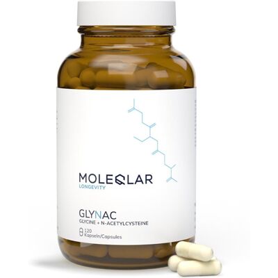 MoleQlar - GlyNAC - 180 - kapseln - Nahrungsergänzungsmittel MoleQlar - GlyNAC - 180 - kapseln - Nahrungsergänzungsmittel