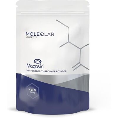 Moleqlar Magtein Magnesium-L-Threonate Pulver 120g Moleqlar Magtein Magnesium-L-Threonate Pulver 120g