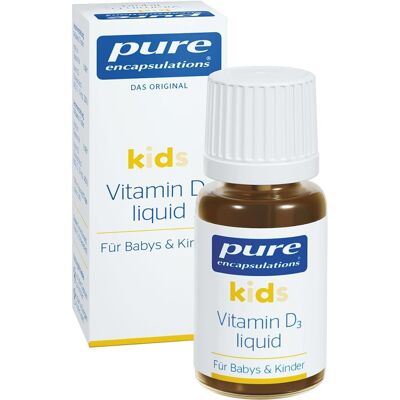 Pure Encapsulations® Kids Vitamin D3 Liquid 10ml Pure Encapsulations® Kids Vitamin D3 Liquid 10ml