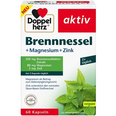 Doppelherz Brennnessel+magnesium+zink Kapseln 60stk Doppelherz Brennnessel+magnesium+zink Kapseln 60stk