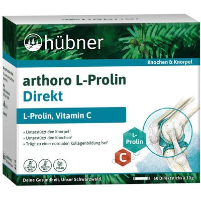 Hübner Naturarzneimittel GmbH Hübner Arthoro L-prolin Direkt Pulver 60X10g Hübner Naturarzneimittel GmbH Hübner Arthoro L-prolin Direkt Pulver 60X10g