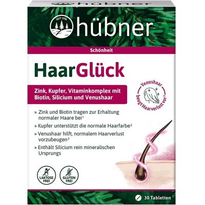 Hübner Naturarzneimittel GmbH Hübner Haarglück Tabletten 30stk Hübner Naturarzneimittel GmbH Hübner Haarglück Tabletten 30stk