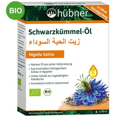 Hübner Naturarzneimittel GmbH Hübner Schwarzkümmel-Öl Bio De-öko-003 300ml Hübner Naturarzneimittel GmbH Hübner Schwarzkümmel-Öl Bio De-öko-003 300ml