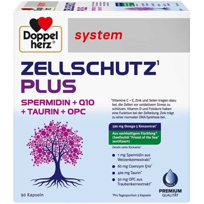 Doppelherz Zellschutz Plus Spermid.+q10+taurin+opc 90stk Doppelherz Zellschutz Plus Spermid.+q10+taurin+opc 90stk