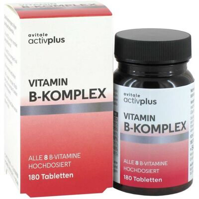 Avitale Activplus Vitamin B Komplex Tabletten 180stk Avitale Activplus Vitamin B Komplex Tabletten 180stk