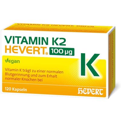 Vitamin K2 Hevert 100 μg Kapseln 120stk Vitamin K2 Hevert 100 μg Kapseln 120stk