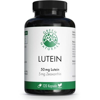 Green Naturals Lutein 50mg + 5mg Zeaxanthin Kapseln vegan 120stk Green Naturals Lutein 50mg + 5mg Zeaxanthin Kapseln vegan 120stk