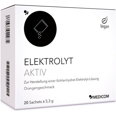 Medicom Elektrolyt Aktiv Pulver 20stk Medicom Elektrolyt Aktiv Pulver 20stk