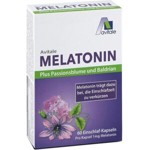 Avitale Melatonin+Passionsblume+Baldrian Kapseln 60stk Avitale Melatonin+Passionsblume+Baldrian Kapseln 60stk