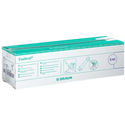 Exadoral B.braun orale Spritze 5 ml 100stk Exadoral B.braun orale Spritze 5 ml 100stk