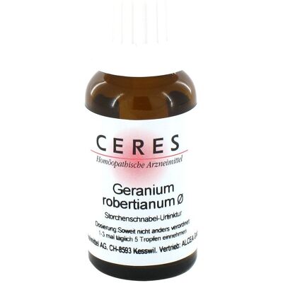 CERES Heilmittel GmbH Geranium robertianum Urtinktur - Homöopathisches Arzneimittel CERES Heilmittel GmbH Geranium robertianum Urtinktur - Homöopathisches Arzneimittel