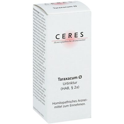 CERES Taraxacum Urtinktur 20 ml - Homöopathisches Mittel CERES Taraxacum Urtinktur 20 ml - Homöopathisches Mittel