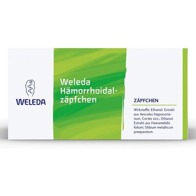 Weleda Hämorrhoidal Zäpfchen - Linderung bei Hämorrhoiden Weleda Hämorrhoidal Zäpfchen - Linderung bei Hämorrhoiden