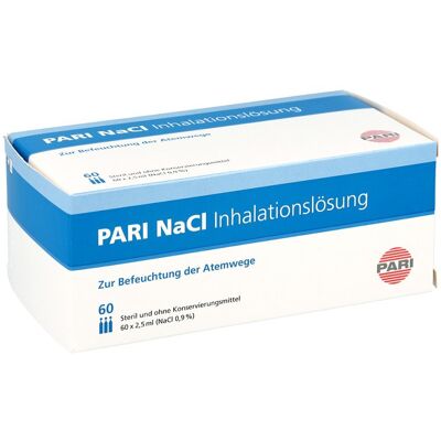 Pari Nacl Inhalationslösung Ampullen 60X2.5ml Pari Nacl Inhalationslösung Ampullen 60X2.5ml