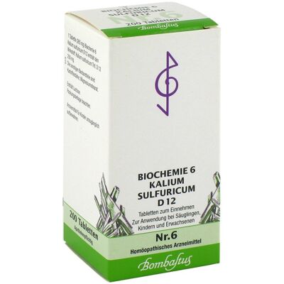 Bombastus-Werke AG BIOCHEMIE Kalium Sulfur D 12 Tabletten Bombastus-Werke AG BIOCHEMIE Kalium Sulfur D 12 Tabletten