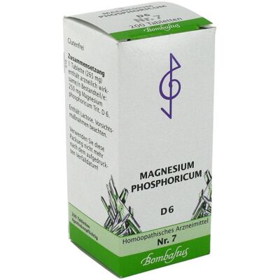 Bombastus-Werke AG BIOCHEMIE 7 Magnesium phosphoricum D 6 Tabletten - Homöopathisches Arzneimittel Bombastus-Werke AG BIOCHEMIE 7 Magnesium phosphoricum D 6 Tabletten - Homöopathisches Arzneimittel