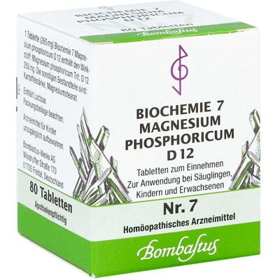 Bombastus-Werke AG BIOCHEMIE 7 Magnesium Phosphoricum D 12 Tabletten Bombastus-Werke AG BIOCHEMIE 7 Magnesium Phosphoricum D 12 Tabletten