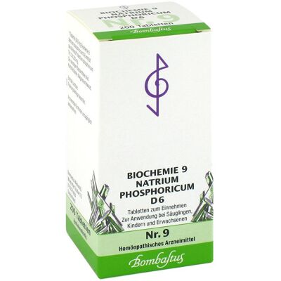 Bombastus-Werke AG BIOCHEMIE 9 Natrium phosphoricum D 6 Tabletten - Homöopathische Tabletten Bombastus-Werke AG BIOCHEMIE 9 Natrium phosphoricum D 6 Tabletten - Homöopathische Tabletten