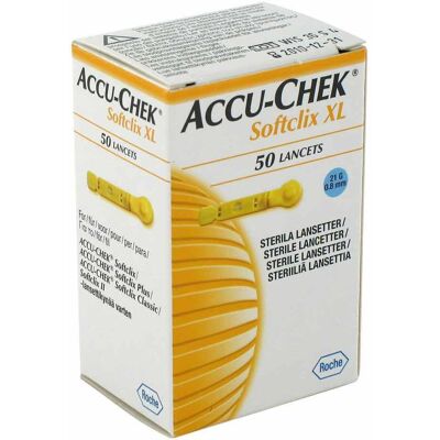 Accu Chek Softclix Lancet Xl 50stk Accu Chek Softclix Lancet Xl 50stk