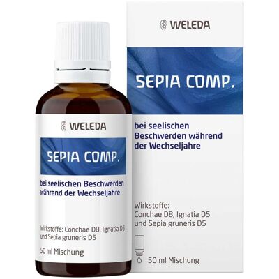Weleda Sepia Comp. Mischung 50 ml - Homöopathisches Mittel Weleda Sepia Comp. Mischung 50 ml - Homöopathisches Mittel