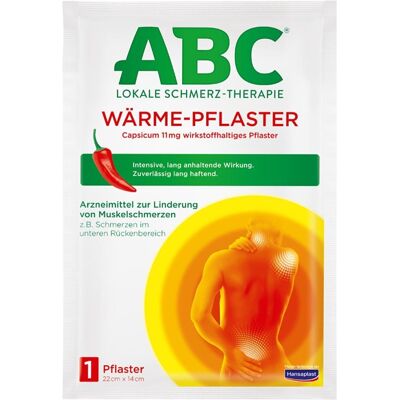ABC Wärme-Pflaster Capsicum 1stk ABC Wärme-Pflaster Capsicum 1stk