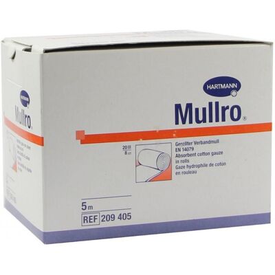 Mullro Verbandmull 10 cmx5 m gerollt 1stk Mullro Verbandmull 10 cmx5 m gerollt 1stk