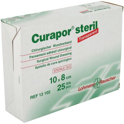 Lohmann & Rauscher Wundverband - Steril, Transparent, 8x10cm - 25 St Lohmann & Rauscher Wundverband - Steril, Transparent, 8x10cm - 25 St