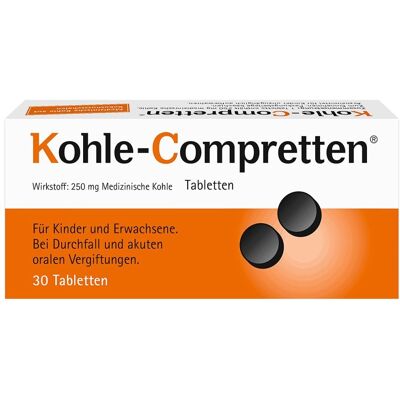 Klinge Pharma GmbH Kohle Compretten Tabletten - Medizinische Tabletten Klinge Pharma GmbH Kohle Compretten Tabletten - Medizinische Tabletten