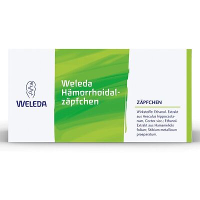 Weleda Hämorrhoidal Zäpfchen 50 Stück Weleda Hämorrhoidal Zäpfchen 50 Stück