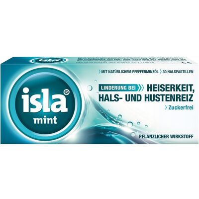 isla mint Halspastillen bei Halskratzen und Reizhusten 30stk isla mint Halspastillen bei Halskratzen und Reizhusten 30stk