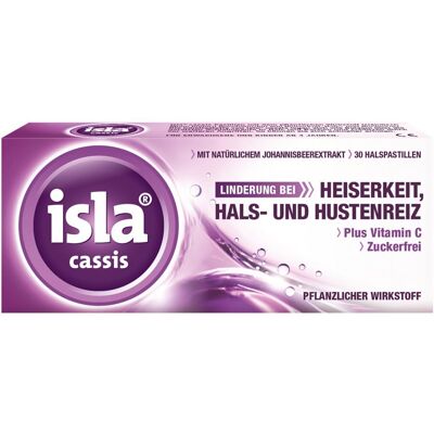 isla cassis Halspastillen bei Halskratzen und Reizhusten 30stk isla cassis Halspastillen bei Halskratzen und Reizhusten 30stk
