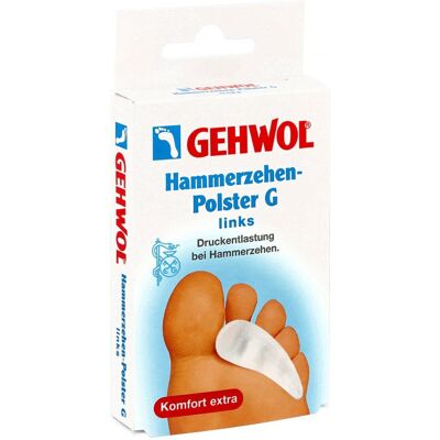 Gehwol Polymer Gel Hammerzehenpolster G links 1stk Gehwol Polymer Gel Hammerzehenpolster G links 1stk