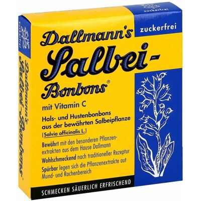 Dallmann's Salbei Bonbons zuckerfrei 20stk Dallmann's Salbei Bonbons zuckerfrei 20stk