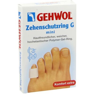 Gehwol Polymer Gel Zehenschutzring G mini 2stk Gehwol Polymer Gel Zehenschutzring G mini 2stk