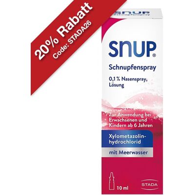 SNUP Nasenspray 0,1% Lösung 10ml SNUP Nasenspray 0,1% Lösung 10ml