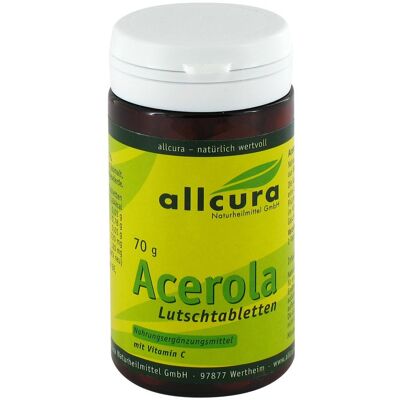 Allcura Acerola Lutschtabletten - Nahrungsergänzung Allcura Acerola Lutschtabletten - Nahrungsergänzung