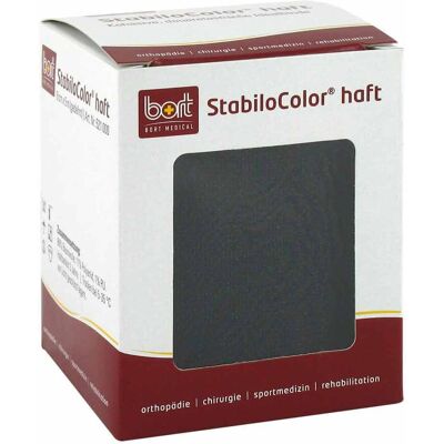 Bort Stabilocolor haft Binde 8cm schwarz 1stk Bort Stabilocolor haft Binde 8cm schwarz 1stk
