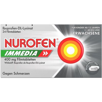 NUROFEN Immedia 400 mg Filmtabletten 24stk NUROFEN Immedia 400 mg Filmtabletten 24stk