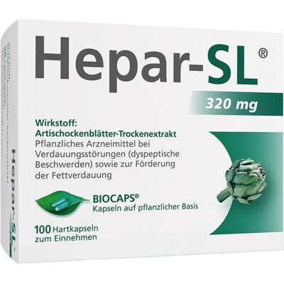 MCM Klosterfrau Vertriebsgesellschaft mbH HEPAR SL 320 mg - Hartkapseln - Verdauungshilfe MCM Klosterfrau Vertriebsgesellschaft mbH HEPAR SL 320 mg - Hartkapseln - Verdauungshilfe