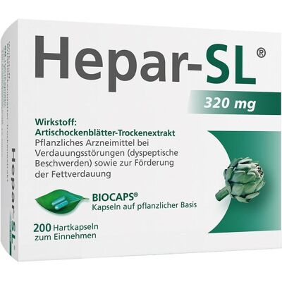 MCM Klosterfrau Vertriebsgesellschaft mbH HEPAR SL 320 mg - Für die Verdauung MCM Klosterfrau Vertriebsgesellschaft mbH HEPAR SL 320 mg - Für die Verdauung