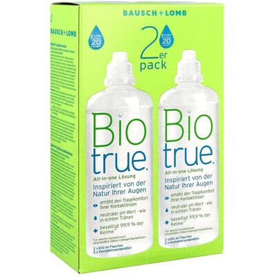 Bausch & Lomb Biotrue Kontaktlinsenlösung - Doppelpack Bausch & Lomb Biotrue Kontaktlinsenlösung - Doppelpack